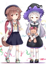 __inugami_korone_and_murasaki_shion_hololive_drawn_by_hota__0da4e9631c8e204e2f51a5062b17a0db