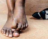 brown feet