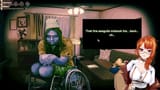 Wheelchair woman