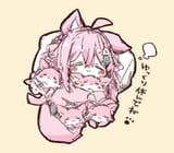 koyo joshu sleep cuddles chibi cute