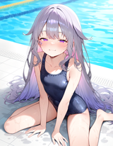 62646-koseki bijou, grey hair, purple eyes, half-closed eyes, _3, smir s-1400811499
