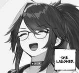 she laughed