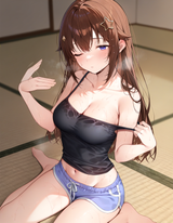 62690-tokino sora, brown hair, brown hair, blue eyes, one eye closed, s-4049186343
