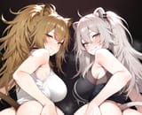 62704-nsfw, uncensored, 2girls, large breasts, looking at viewer, smir s-2104128237a