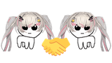Yippie handshake
