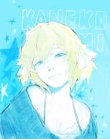 Blue woman