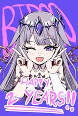 gem girl two years CUTE