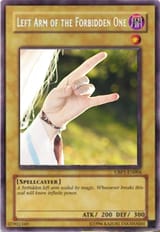 Left arm of the forbidden one