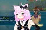 pink cat nerd neck