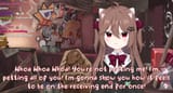 evil petting
