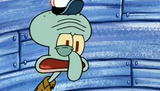Squidward disgusted