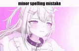 minor spelling mistake