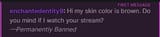 banned for being brown
