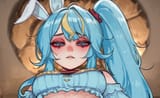 51834-865599755-obj shep, mamaloni, rei _(sanbonzakura_), (honjou raita_0.65), basedbinkie, 1girl, pov, clarakaminari, blue hair, streaked hair