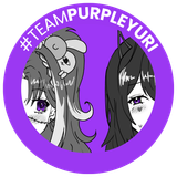 I SUPPORT #PURPLEYURI AND ALL I GOT IS THIS LOUSY BADGE