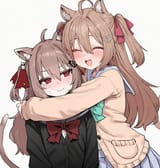 neuro cat hug