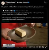 bill gates butter