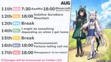 Mio schedule