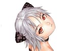 Konachan.com - 145017 close range_murata red_eyes short_hair tagme white_hair