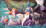 _commission__hanging_by_the_shore_by_cleopatrawolf_ddh6nmf-fullview