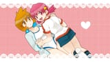 East and West both have pointy haired girls I see