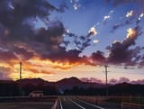 Konachan.com - 275697 car clouds mizuasagi nobody original scenic sky sunset