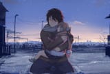 Tomoya and Ushio 2 tragic death by pixiv id 36082516