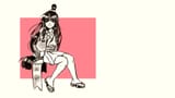 aa - maya fey pink square b&amp;w 3840x2160