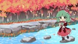 hina at lake in autumn
