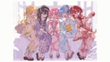 madoka - all girls kimono grain 1440p