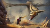 dragon-vs-biker-4k-u0