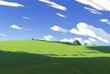 anime-background-of-a-green-hill-and-blue-sky-with-white-clouds-acrylic-painting-trending-on-pixiv-184813650(1)
