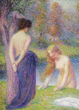 Hippolyte Petitjean - Femmes au bain