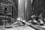 New York City - Winter - Financial District in the Snow