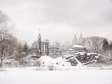 Central Park Winter- Belvedere Castle in the Snow - New York City