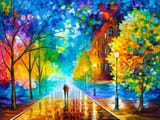 Freshness of Cold in the Evening (Afremov)