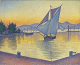 Le_Port_au_soleil_couchant,_Opus_236_(Saint-Tropez)_by_Paul_Signac,_1892