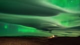 Aurora Above Clouds