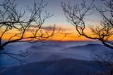 Sunset at the summit view, Blood Mountain