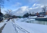 Winter on the Erie Canal - Pittsford, NY
