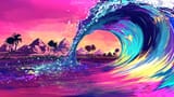 Wave of colors 4K