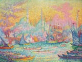 Signac_-_La_Corne_d&#039;Or,_Constantinople,_1907,_lot-5532382
