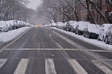 snowy street