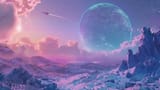 pink sky