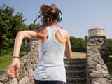 Running in the park