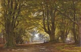 edmund_george_warren_-_playing_in_the_beech_wood