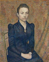 Georges Lemmen - Portrait of the Artist&#039;s Sister