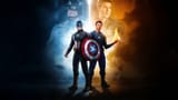 Human Torch &amp; Captain America