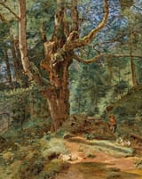 ferdinand_georg_waldmuller_-_a_beech_tree_near_ischl__1831
