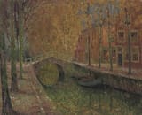 henri_le_sidaner_-_the_canal_in_delft
